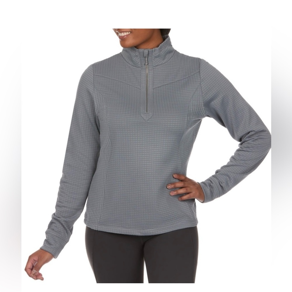 The American Outdoorsman for Women quarter-zip Mock Neck Sweatshirt Size M